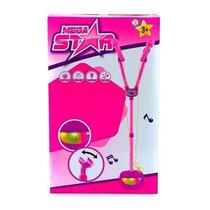 Mega Star Microfone Duplo com Pedestal Ajustável - R2975 - BBR Toys