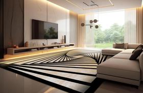 Mega Tapete Marbella Elite Cyclone Black Maaya 250x350 cm