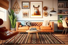 Mega Tapete para sala Marbella Elite BS Moderno Vintage 250x350 cm