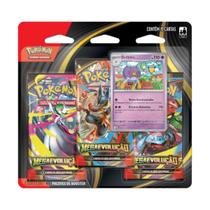 Megaevolução Pokémon TCG Blister 3 Booster E Promo Drifblim Megaevolução Pokémon TCG Blister 3 Booster E Promo Drifblim