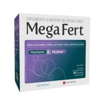 Megafert homem e mulher 120 cápsulas - genom