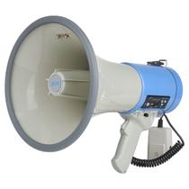 Megafone C/ Usb Sirene Microfone De Mão Alça 25w Sk66