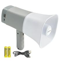 Megafone De Mão Bluetooth USB MP3 Com Bateria Recarregável E Gravação SR-700 USB Sonoros