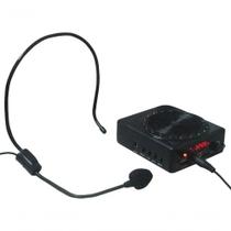 Megafone Portatil Amplificador Kit Professor Com Radio Fm, Microfone E Usb E Sd Recarregavel