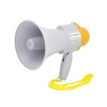 Megafone portatil auto falante de mao com sirene musical microfone e gravador recarregavel profissional Megafone portatil auto falante de mao com sirene musical microfone e gravador recarregavel profissional