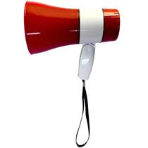 Megafone Portátil Com Gravação De Áudio Potência 20w Alcance 300 metros (Vermelho)