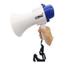 Megafone Portátil Recarregável C/ Sirene Musical - LE-997