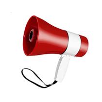 Megafone Portátil Recarregável Com Musica, USB, Gravador e Função Sirene - Tomate Megafone Portátil Recarregável Com Musica, USB, Gravador e Função Sirene - Tomate