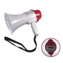 Megafone Portátil Recarregável Com Sirene Musical E Gravador - LE 997 - Lelong Megafone Portátil Recarregável Com Sirene Musical E Gravador - LE 997 - Lelong