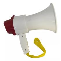 Megafone Portátil Recarregável Sirene Gravado Autofalante Voz Música Bateria USB Amplificador Profis Megafone Portátil Recarregável Sirene Gravado Autofalante Voz Música Bateria USB Amplificador Profis