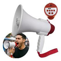 Megafone Profissional Recarregável Amplificador De Voz 40w Megafone Profissional Recarregável Amplificador De Voz 40w