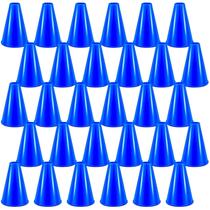 Megafones Cheer de plástico azul HSLCGF, 30 peças, 19x13 cm Megafones Cheer de plástico azul HSLCGF, 30 peças, 19x13 cm