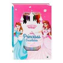 Megakit Para Colorir Princesas Encantadas - Todolivro