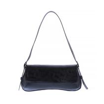 Megan - Bolsa Baguete Minimalista Preta