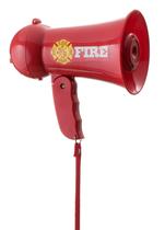 Megaphone Dress Up America Firefighter para crianças, vermelho