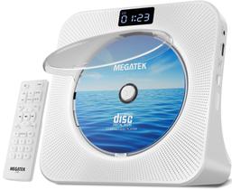 MEGATEK Reproductor de CD Portátil CP28BR con Bluetooth, Radio FM y USB MEGATEK Reproductor de CD Portátil CP28BR con Bluetooth, Radio FM y USB
