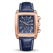 Megir Original Relógio Sem Gênero De Luxo Retângulo Quartzo