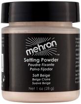 Mehron Makeup Setting Powder (1 oz) (Bege Macio)