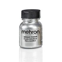 Mehron Maquiagem Pó Metálico (0,5 onça) (Prata)