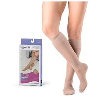 Meia 3/4 15-20 Sigvaris Audace Natural Pé Fechado Meia 3/4 15-20 Sigvaris Audace Natural Pé Fechado