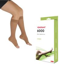 Meia 3/4 ALTA Compressão Venosan 6000 AD 30-40 PE Aberto Meia 3/4 ALTA Compressão Venosan 6000 AD 30-40 PE Aberto