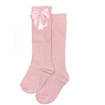 Meia 3/4 Bebê Com Laço Cetim - Brando Meia 3/4 Bebê Com Laço Cetim - Brando