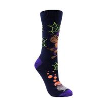 Meia 3/4 Cano Alto Halloween Capivara Bruxa Infantil/Adulto