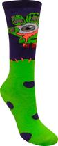Meia 3/4 Cano Alto Zumbi Hallowen Infantil divertida e colorida Meia 3/4 Cano Alto Zumbi Hallowen Infantil divertida e colorida