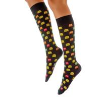 Meia 3/4 Divertida Demillus 200473 Preto Gamer Fantasminhas Meia 3/4 Divertida Demillus 200473 Preto Gamer Fantasminhas