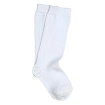 Meia 3/4 Lupo Kids Unissex em Algodão na cor Branca
