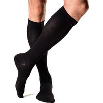 Meia 3/4 Masculina Actitud 15-20mmHg Fechada Preta Tam P