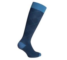 Meia 3/4 masculina casual pattern 20/30 grande azul jobst