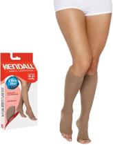 Meia 3/4 média compressão, kendall, feminino, mel, m