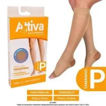 Meia ¾ Panturrilha Attiva Alta Compressao 20-30 Feminina Aberta Natural Tamanho P Cor Natural Meia ¾ Panturrilha Attiva Alta Compressao 20-30 Feminina Aberta Natural Tamanho P Cor Natural