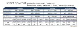 Meia 3/4 Select Comfort Premium 20-30 mmHg - Aberta Natural Curta P - SIGVARIS Meia 3/4 Select Comfort Premium 20-30 mmHg - Aberta Natural Curta P - SIGVARIS