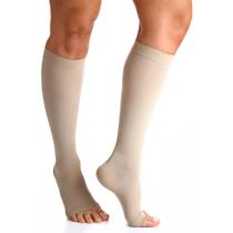 Meia 3/4 Select Comfort Premium 30-40mmHg Natural Aberta GG3 Meia 3/4 Select Comfort Premium 30-40mmHg Natural Aberta GG3