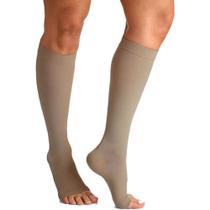 Meia 3/4 Select Comfort Premium Sigvaris - 20-30mmHg - Natural Escura - Aberta - P2 Meia 3/4 Select Comfort Premium Sigvaris - 20-30mmHg - Natural Escura - Aberta - P2