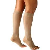 Meia 3/4 Sigvaris Audace 120A 15-20MMHG Suave Compressão Aberta