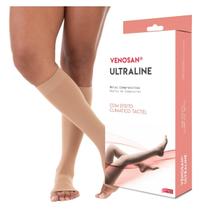 Meia 3/4 Venosan Ultraline 4000 Compressão 30-40 Pé Aberto Bege Meia 3/4 Venosan Ultraline 4000 Compressão 30-40 Pé Aberto Bege