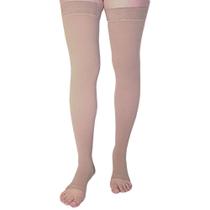 Meia 7/8 2030 Sigvaris Basic Unissex Bege Pé Aberto