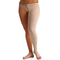 Meia 7/8 Cinta Sigvaris 20-30mmHg Aberta Natural Esquerdo P1