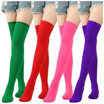 Meia 7/8 Lisa Feminina - Cores Sortidas