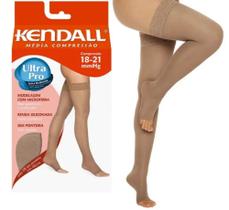 Meia 7/8 Media Compressão Com Silicone sem Ponteira 18-21Mmhg Kendall