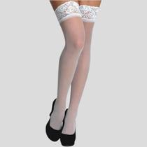 Meia 7/8 Renda com Silicone Fio 10 Trifil 6023