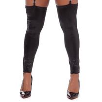 Meia 7/8 Sem Pés em Cirrê material sintético Ousadia, Conforto e Sofisticação para um Visual Irresistível