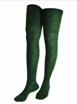 Meia 7/8 Soft Inverno Barra Inglesa Térmica De Lã para o Frio do Inverno - Meia Feminina 7/8