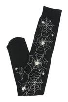 Meia 7/8 Teia de Aranha - HALLOWEEN - QUIMERA KIDS