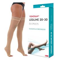 Meia 7/8 Venosan Legline 20-30 Pé Aberto