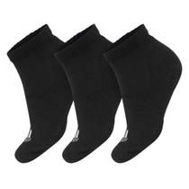 Meia Adidas Cushioned 38 ao 40 - Pack com 3 Pares Preta Meia Adidas Cushioned 38 ao 40 - Pack com 3 Pares Preta