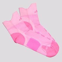 Meia Adidas Run Adizero Cano Médio Rosa